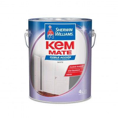 KEM MATE DOBLE ACCIÓN BLANCO 4 LITROS