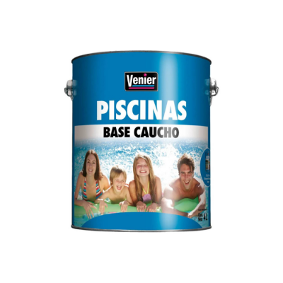 PINTURA PILETAS BASE CAUCHO VENIER 4LTS