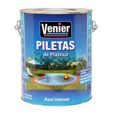 PINTURA PILETAS PLASTICAS VENIER 4L
