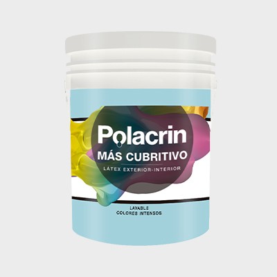POLACRIN LATEX INT-EXT COLORES   4  LTS